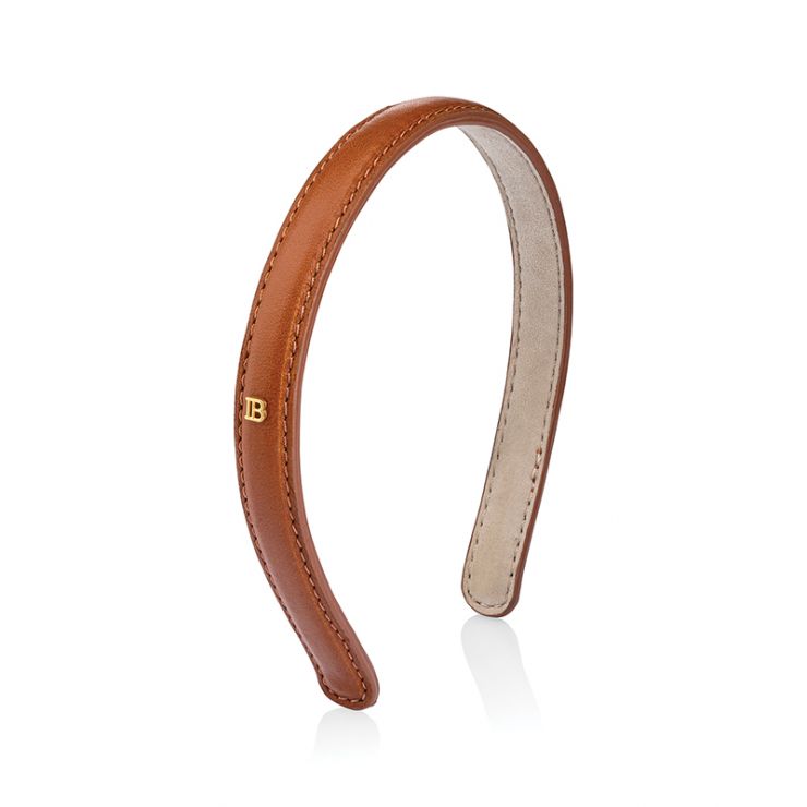 Riviera Headband Small Cognac